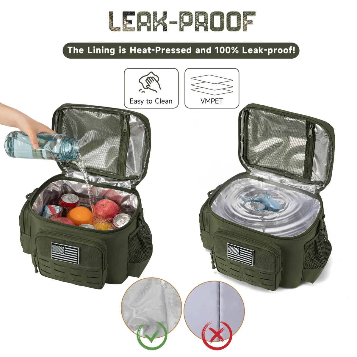 ReFire Gear Insulated Leakproof Tactical Lunch Bag