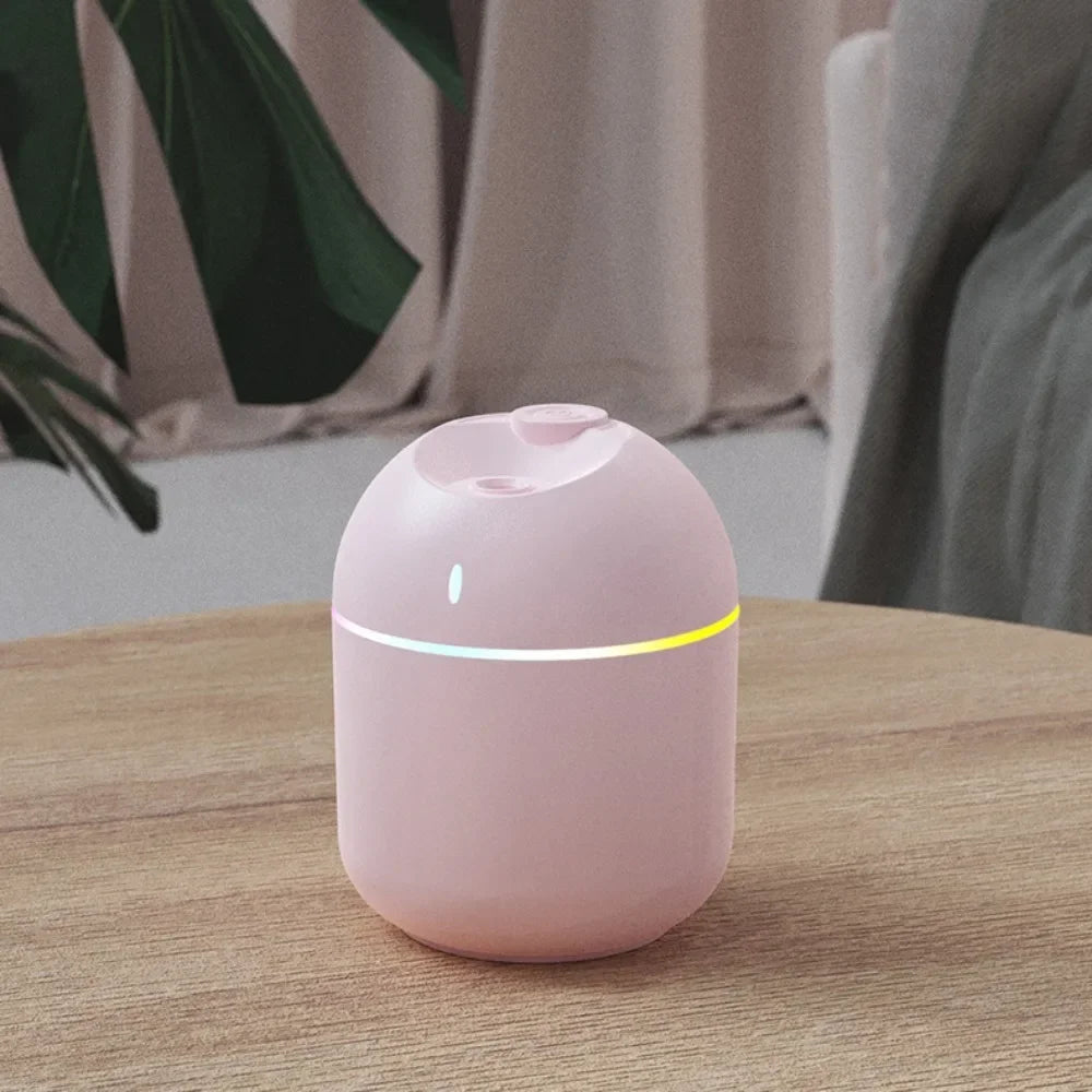 Air Humidifier USB Powered 270ML Aroma Diffuser Night Light Home Office