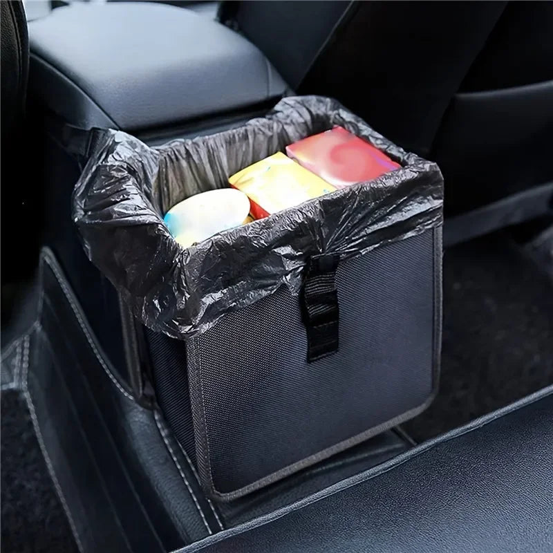 Car Trash Can Mesh Pocket Waterproof Backseat Organizer For Road Trips