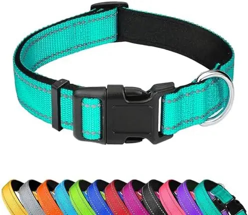 YTYIN Reflective Dog Collar, Adjustable Buckle For Safe Comfort