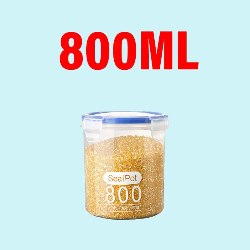 Fresh & Organized Airtight Pantry Storage Jar with Measuring Scale