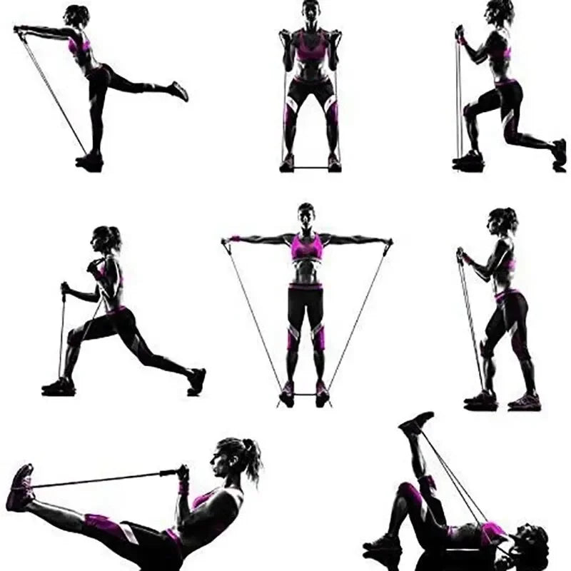 Resistance Bands With Handles For Home Fitness Strength Training For Men Women
