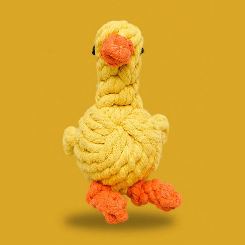 Hand-Woven Cotton Rope Dog Toy For Small And Medium Dogs