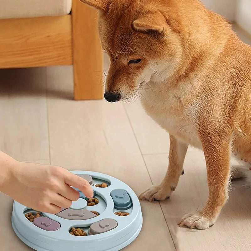 Dog Food Hiding Bowl Slow Feeder For Interactive Training Toy