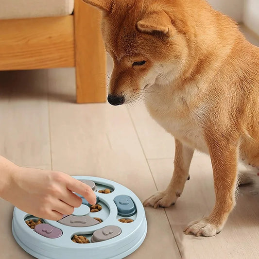 Dog Food Hiding Bowl Slow Feeder For Interactive Training Toy