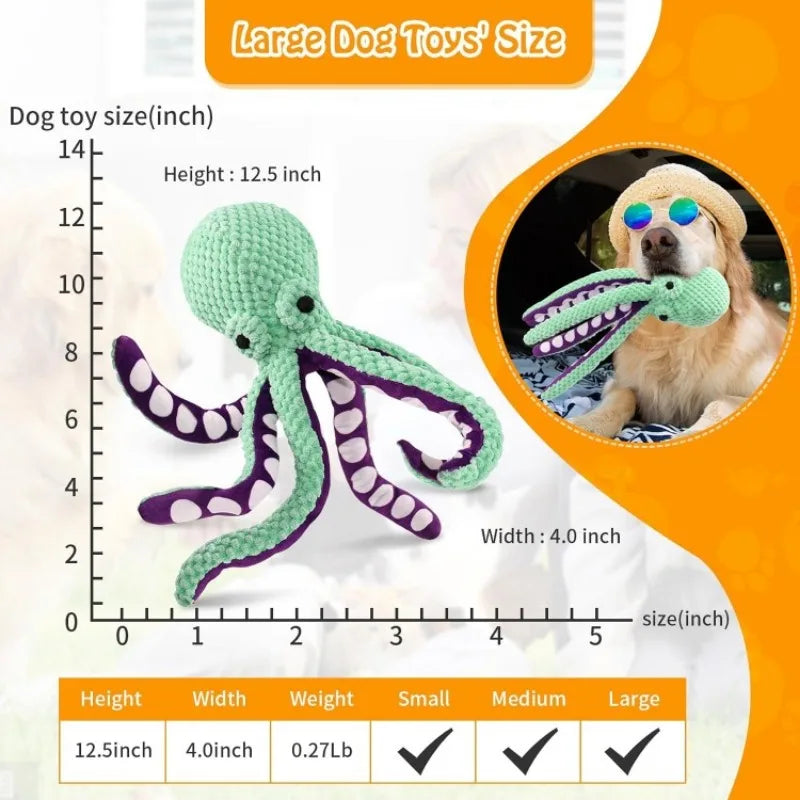 Ultra Soft Squeaky Plush Dog Toy For All Dog Sizes
