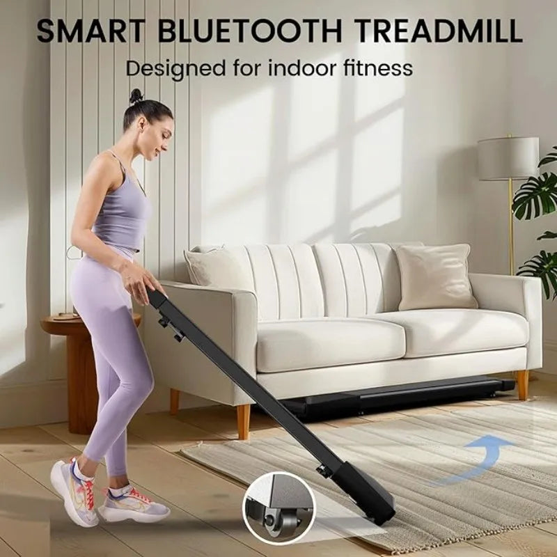 Superun 2-in-1 Home Walking Pad Treadmill - 1.5 HP Compact Home Cardio