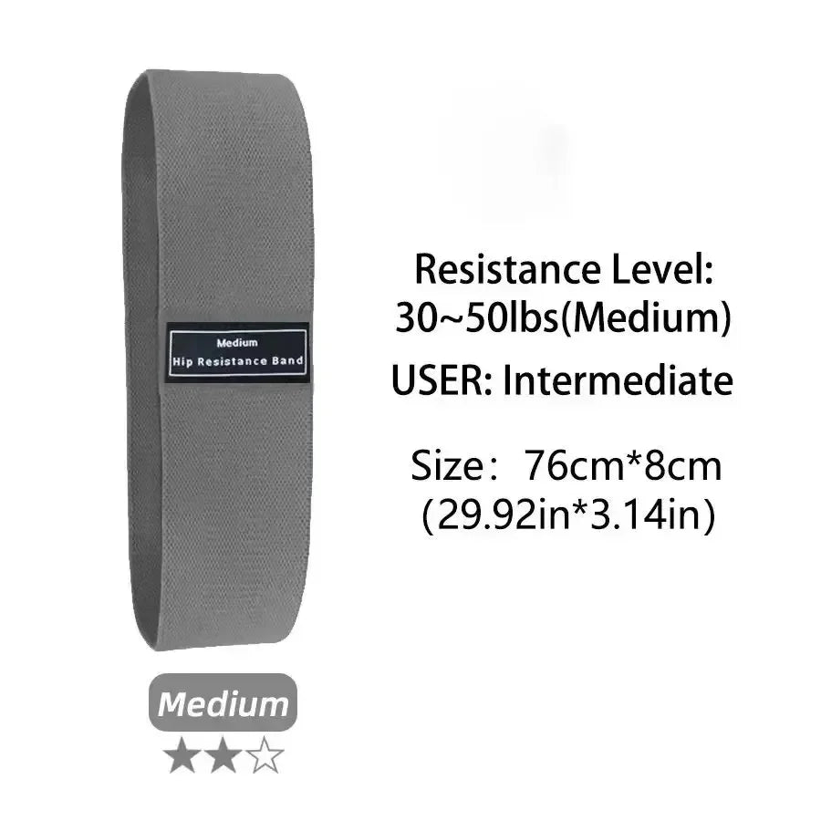 Glute Thigh Fabric Resistance Bands For Home Workouts Non Slip Booty