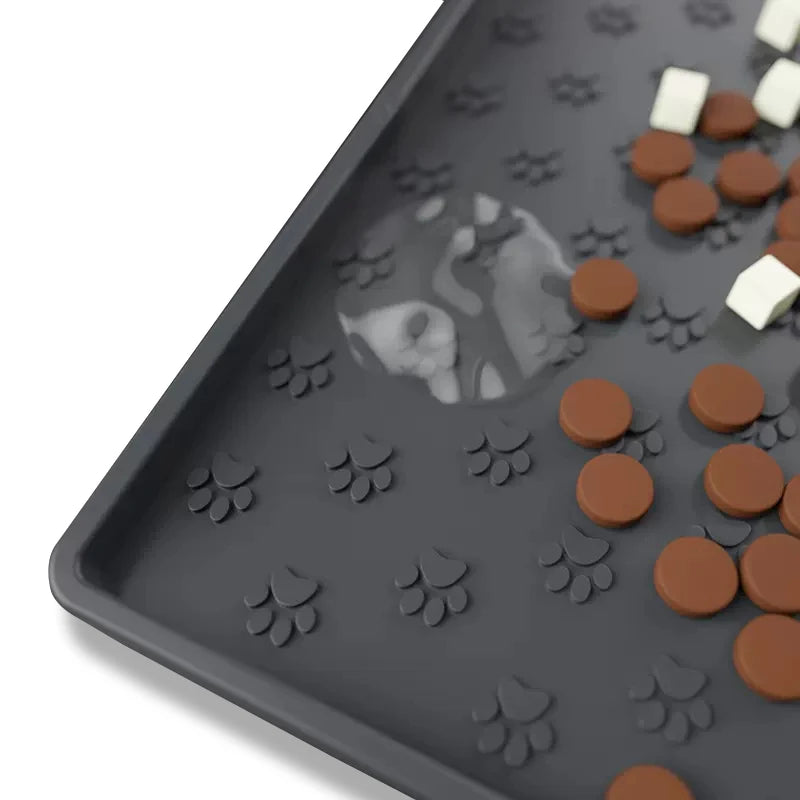 Pet Placemat For Cat And Dog Silicone Waterproof Feeding Mat