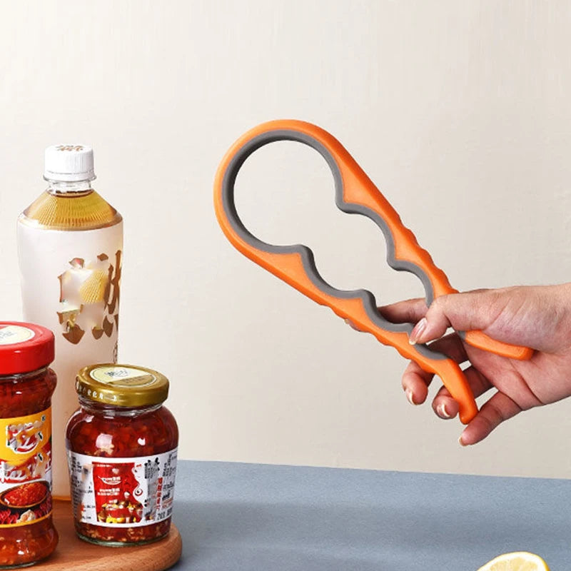 4 In 1 Kitchen Tool Jar Gripper Opener For Effortless Home Cooks