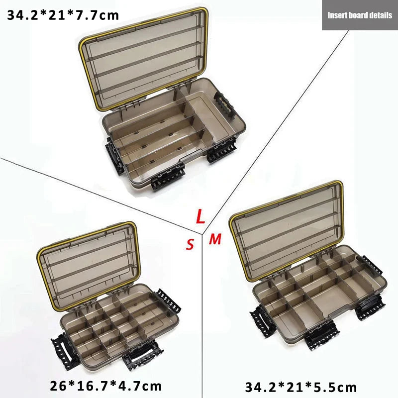 Premium Waterproof Fishing Tackle Box Large Capacity For Anglers And Pros