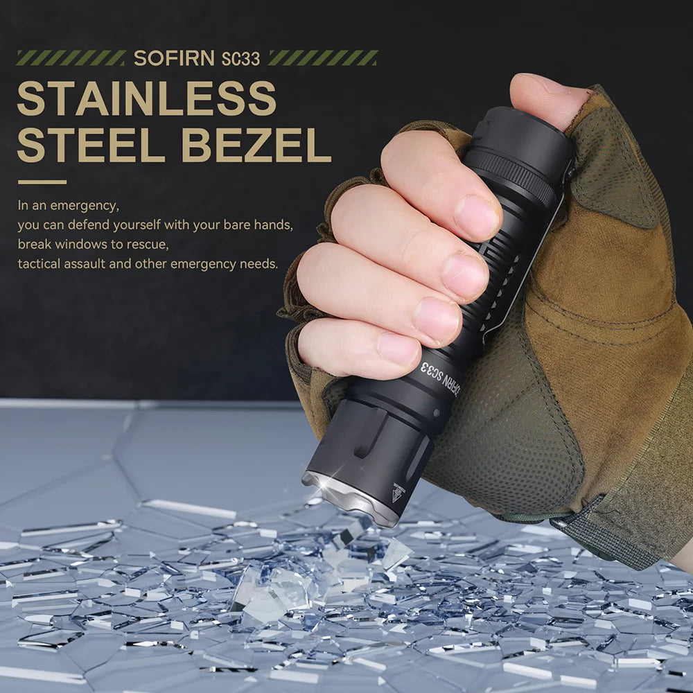 5200LM Rechargeable LED Tactical Flashlight – Waterproof