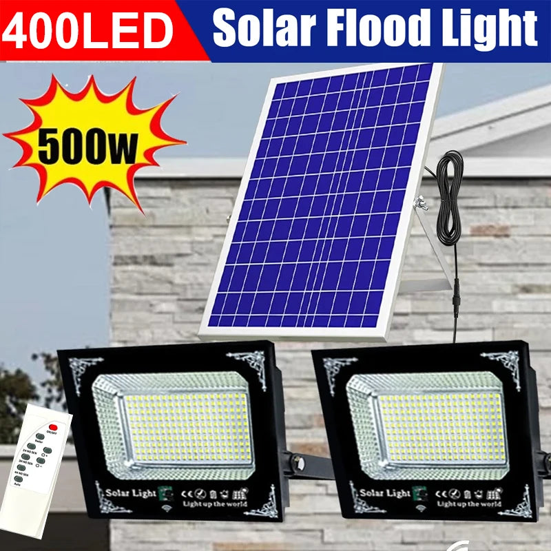 Light Up the Night™ Solar Flood Light – Motion Sensor Outdoor Security