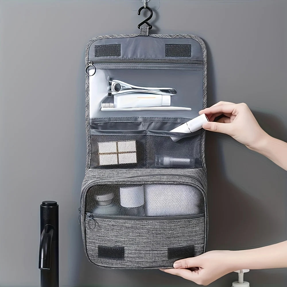 Diamri Cosmetic Organizer Bag Multi Functional Oxford Toiletry Pouch For Travel