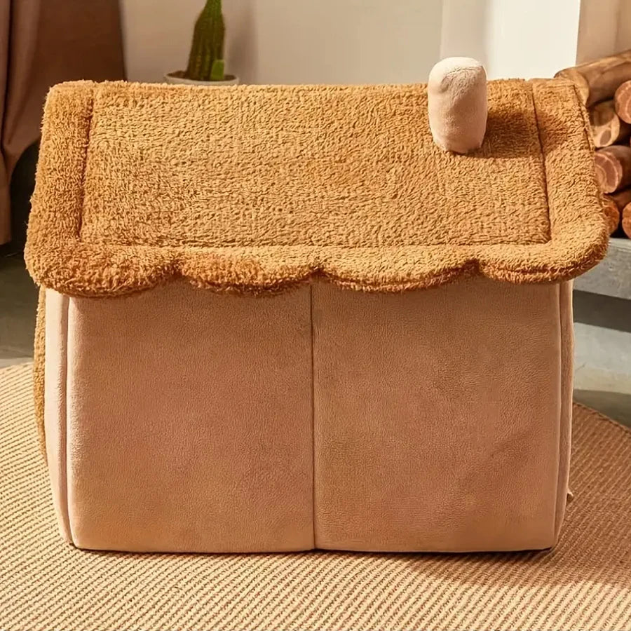 Foldable Pet House With Removable Washable Cover Portable