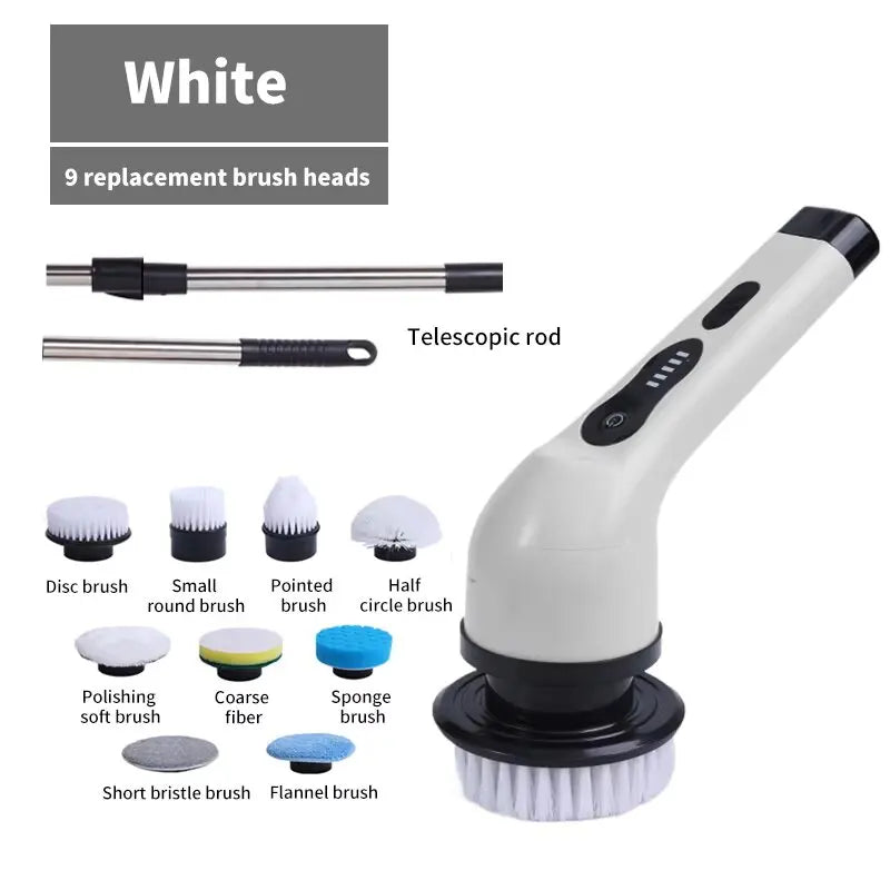 COBASPORT Multifunctional Electric Cleaning Brush Rotating for Home