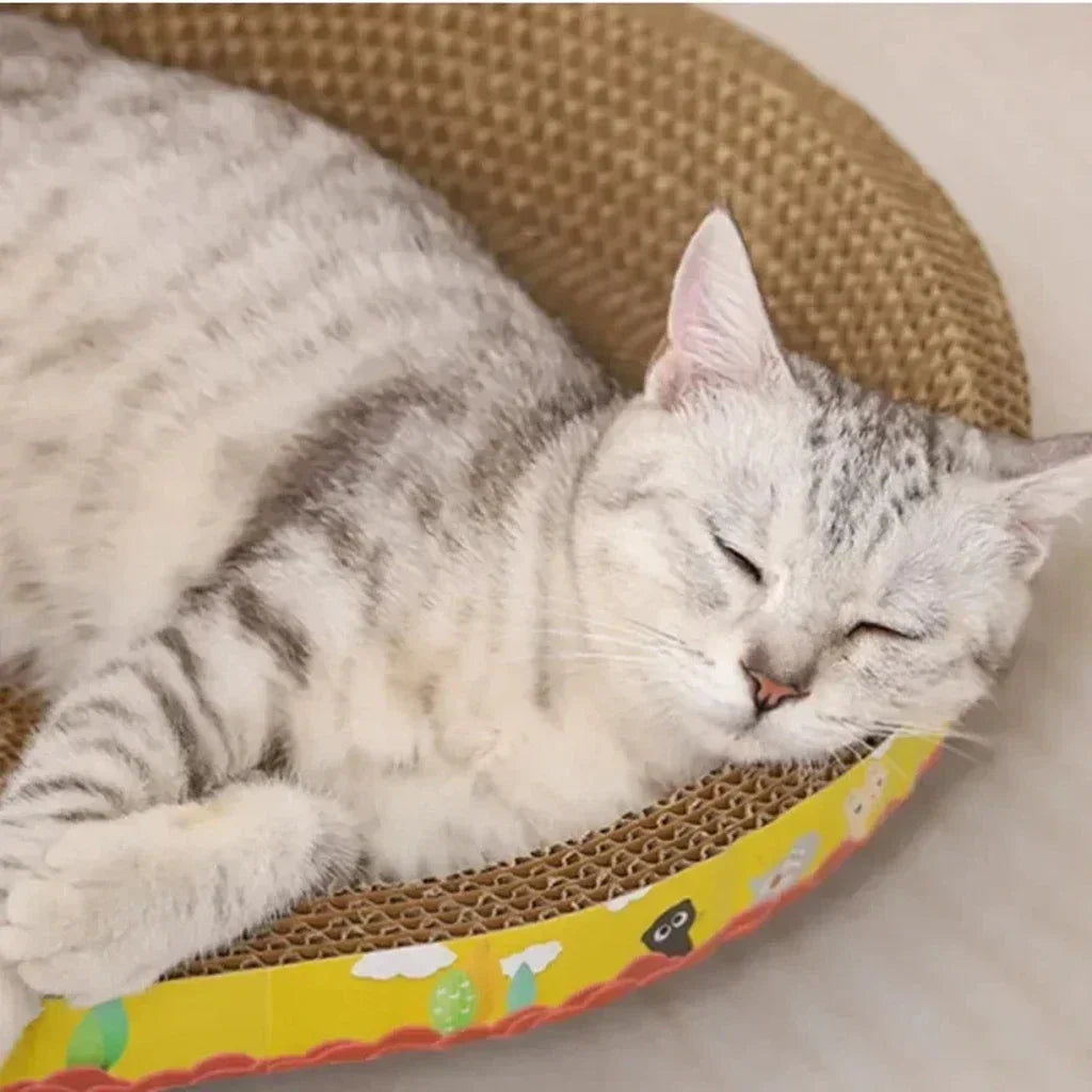 Cat Scratching Board Nest Corrugated Paper Claw Grinding Toy