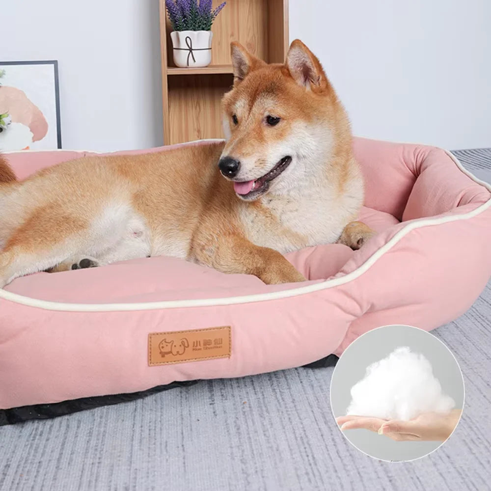 Cozy Pet Sofa Bed For Dogs And Cats Winter Warm Cushion