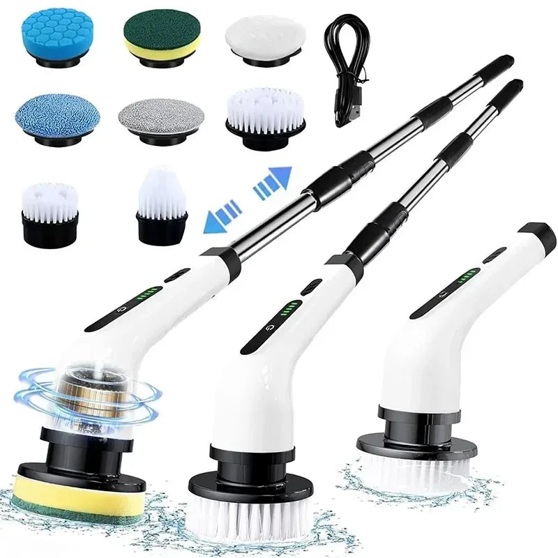 COBASPORT Multifunctional Electric Cleaning Brush Rotating for Home