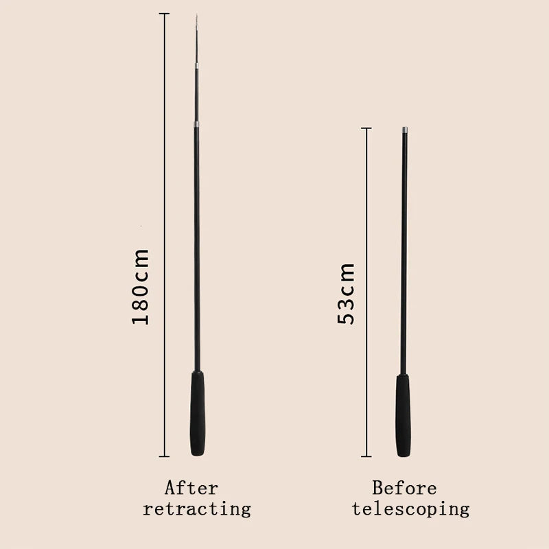 Telescopic Cat Wand Toy With Feather Attachments Durable Boredom Relief