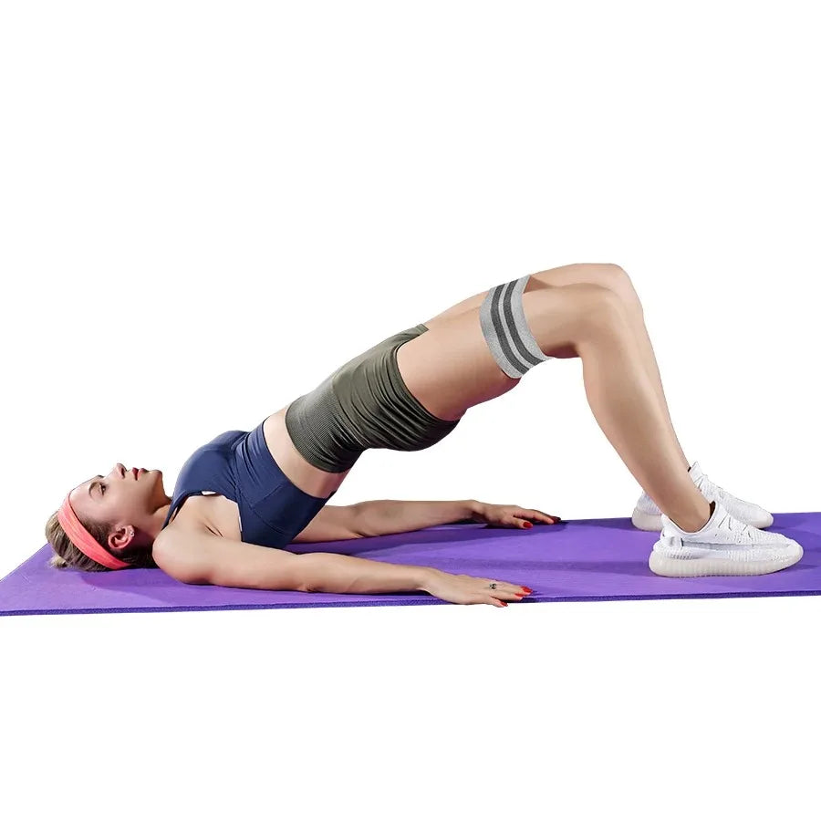 Glute Thigh Fabric Resistance Bands For Home Workouts Non Slip Booty