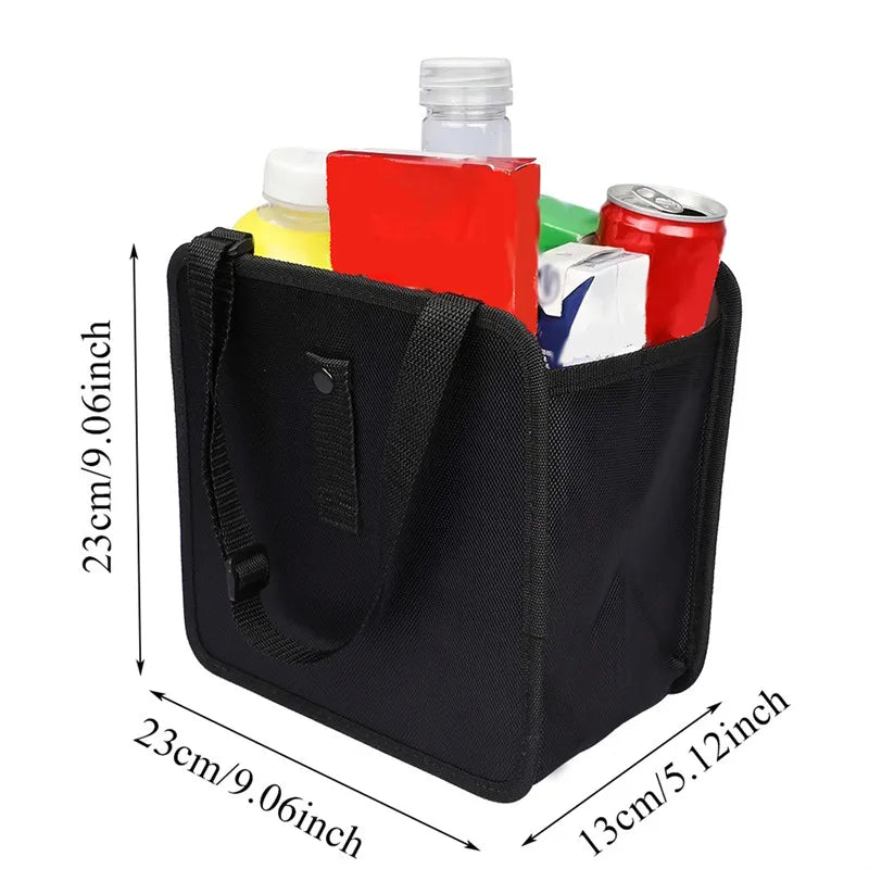 Car Trash Can Mesh Pocket Waterproof Backseat Organizer For Road Trips