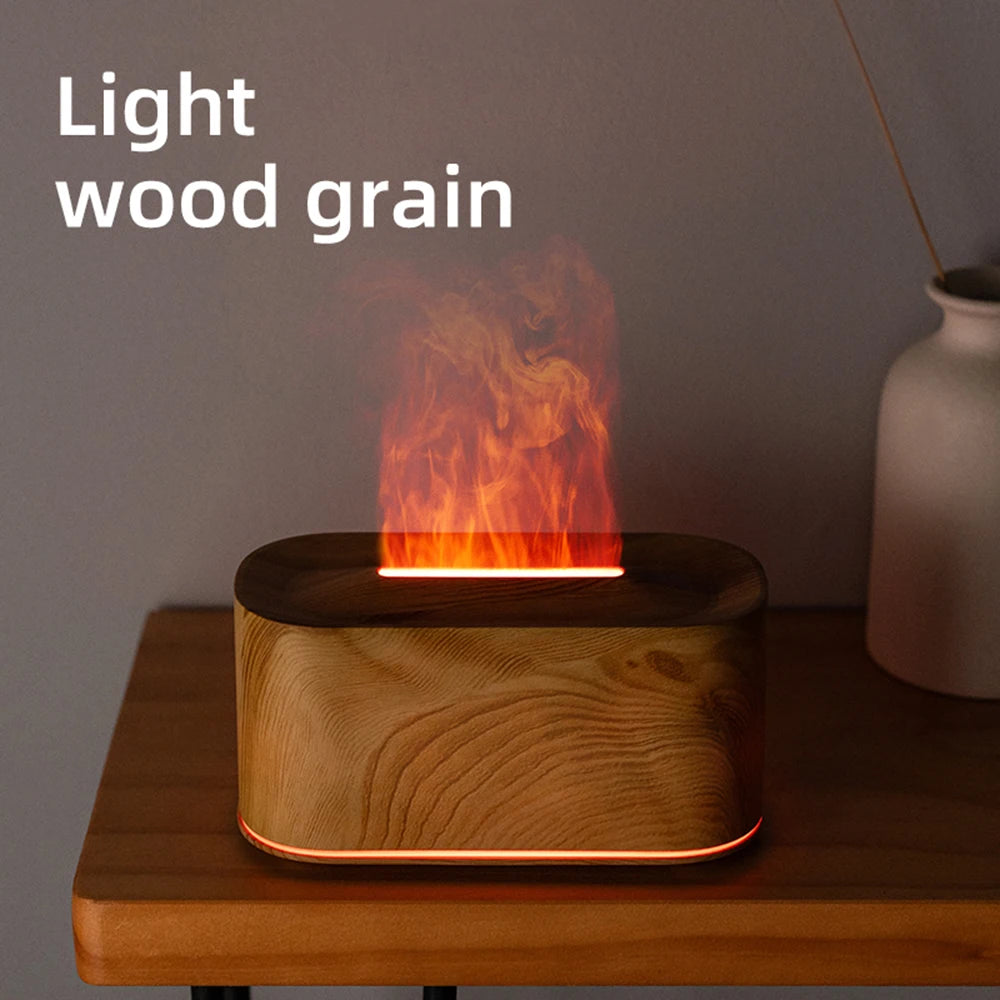 Essential Oil Diffuser Flame Colorful Vapor Humidifier For Spa Aromatherapy