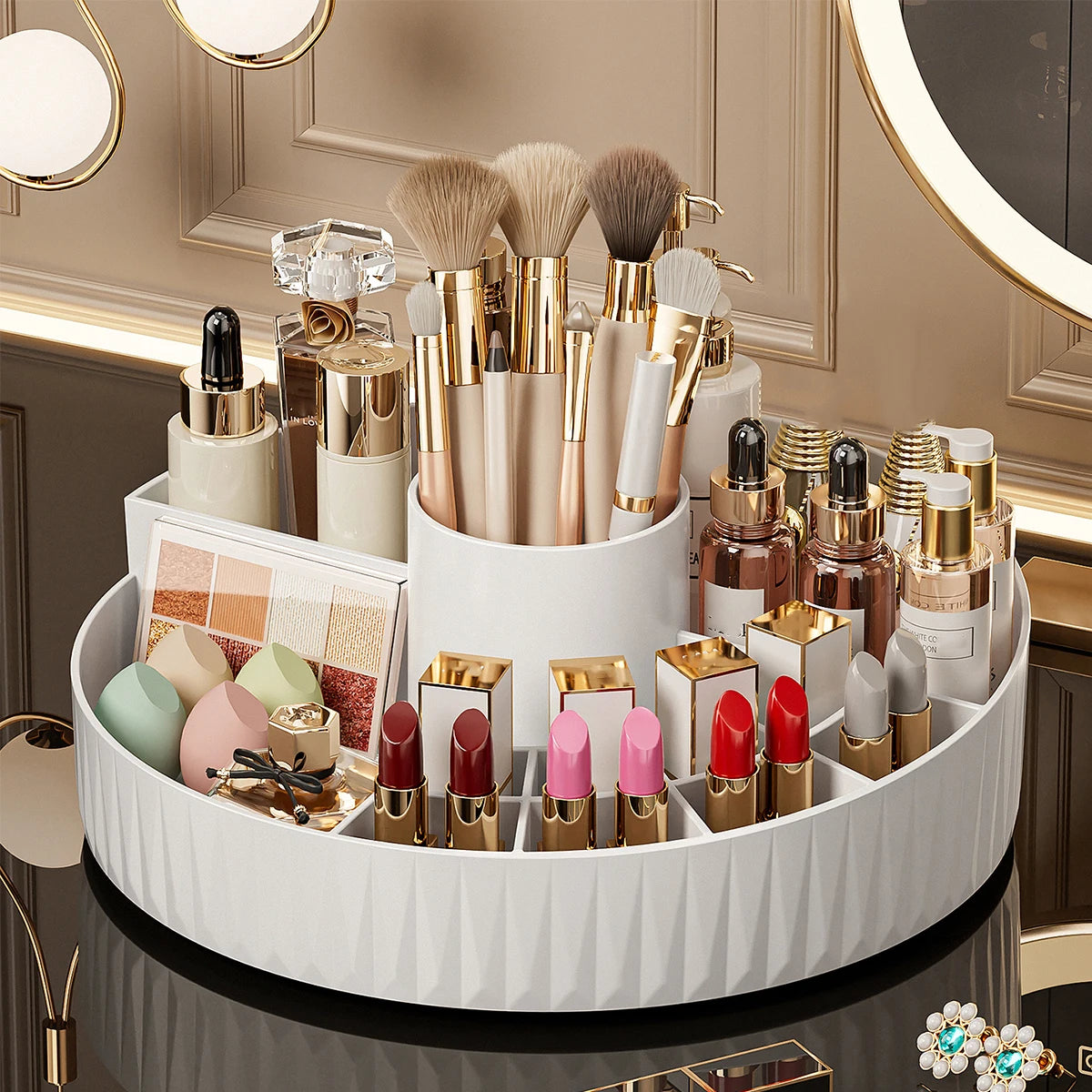 360° Rotating Makeup & Beauty Organizer