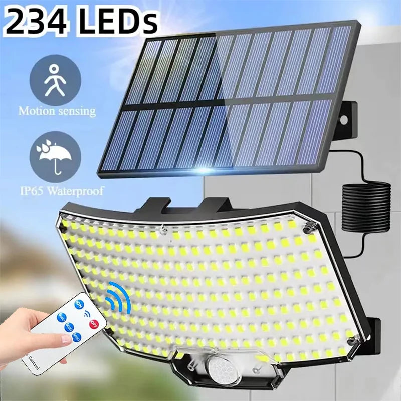 Solar Motion Sensor Light For Garden IP65 Waterproof Three Modes