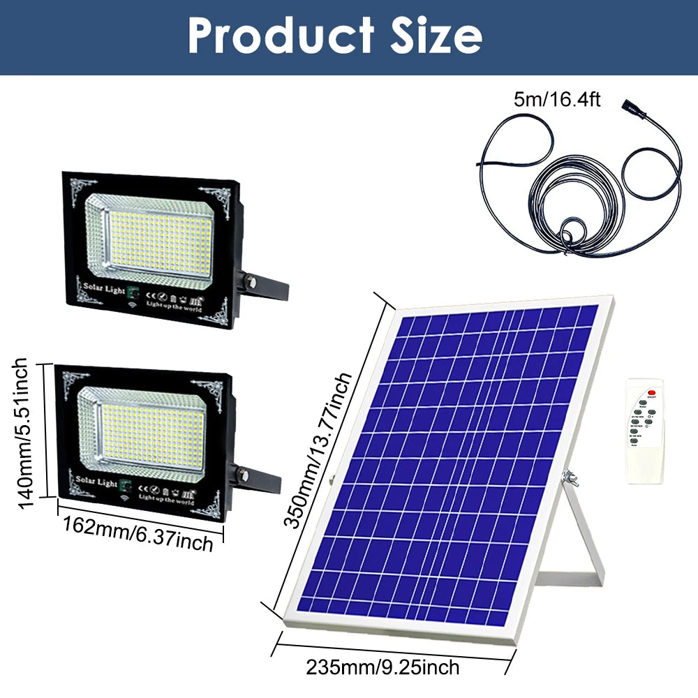 Light Up the Night™ Solar Flood Light – Motion Sensor Outdoor Security