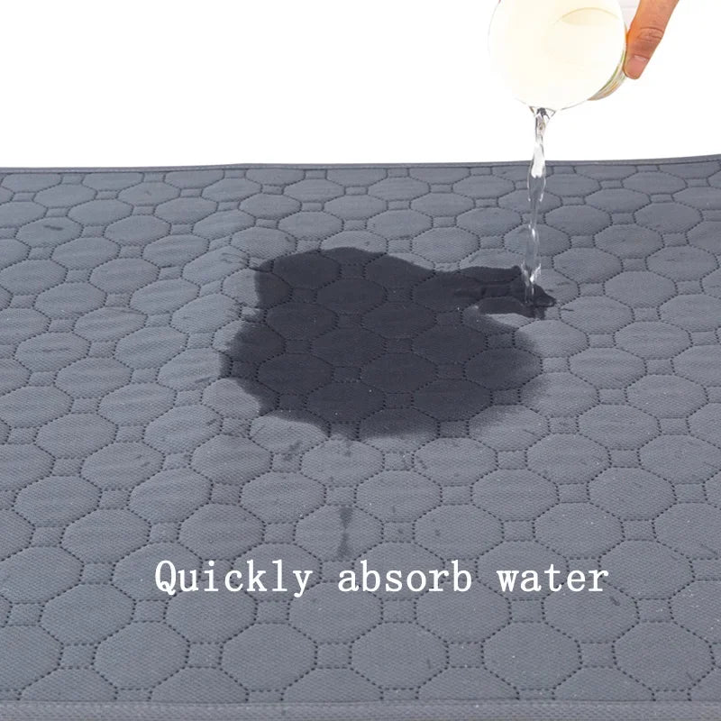 Reusable Dog Pee Pad Blanket Absorbent Washable Training Mat