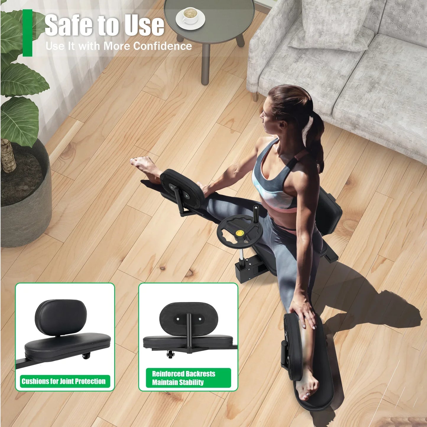 Leg Stretcher 3 Bar Leg Spreader Heavy Duty For Athletes And Flexibility