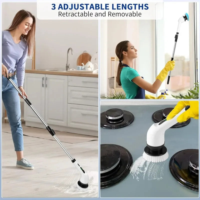 COBASPORT Multifunctional Electric Cleaning Brush Rotating for Home