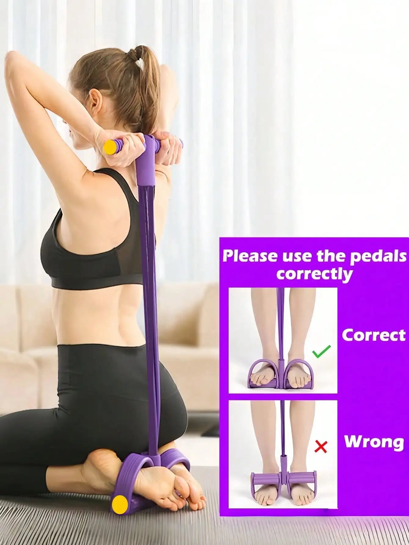 Fitness Resistance Bands Set For Full Body Home Workout Enthusiasts