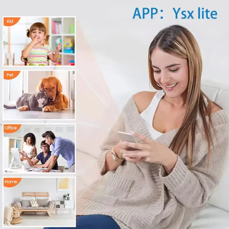 Mini WiFi Camera 1080P HD Night Vision 2 Way Audio Baby And Pet Monitoring