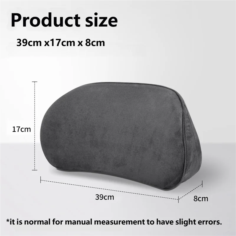 Car Memory Foam Lumbar Support Cushion For Drivers Ultimate Comfort