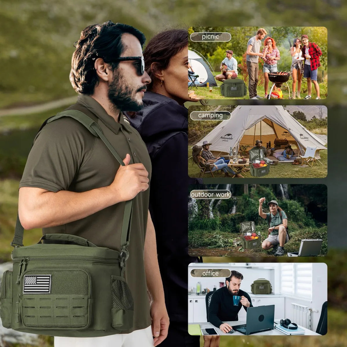 ReFire Gear Insulated Leakproof Tactical Lunch Bag