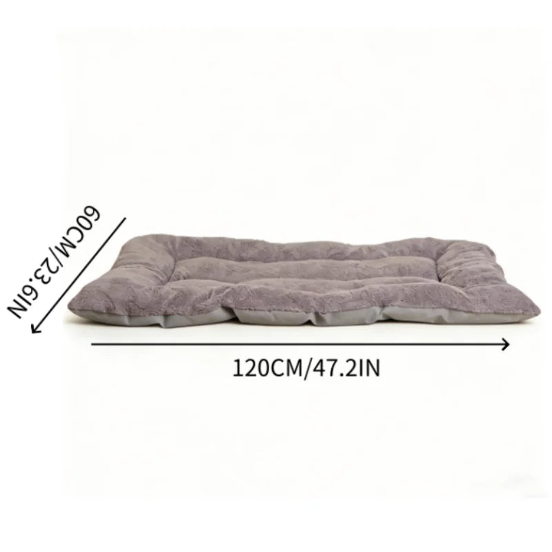 Booteely Plush Dog Bed Mat For Pets Polyester Fleece Cushion