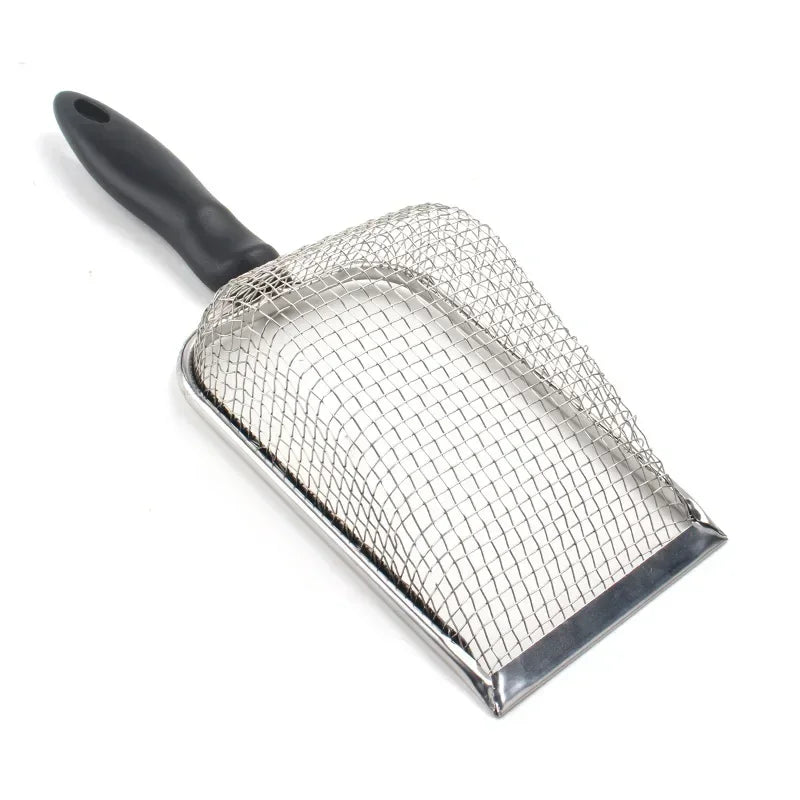 Cat Litter Scoop Stainless Steel Long Handle Cleaning Tool