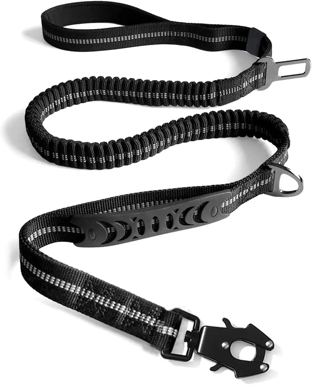 Reflective Shock Absorbing Tactical Dog Leash for Large Dogs