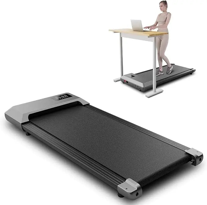 Superun 2-in-1 Home Walking Pad Treadmill - 1.5 HP Compact Home Cardio