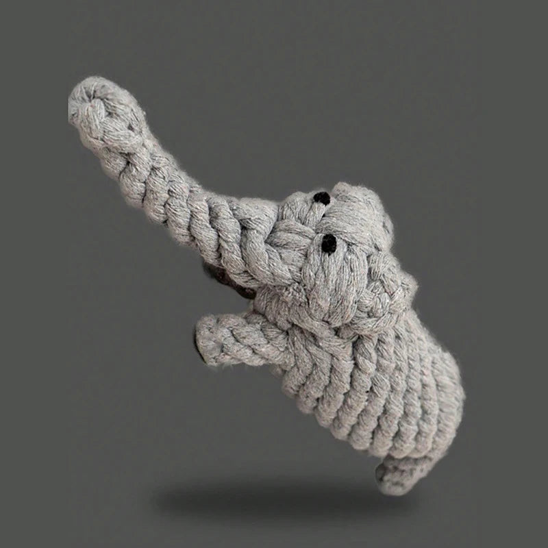Hand-Woven Cotton Rope Dog Toy For Small And Medium Dogs