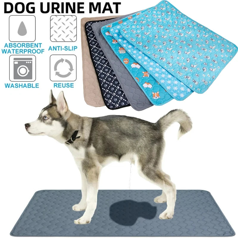 Reusable Dog Pee Pad Blanket Absorbent Washable Training Mat
