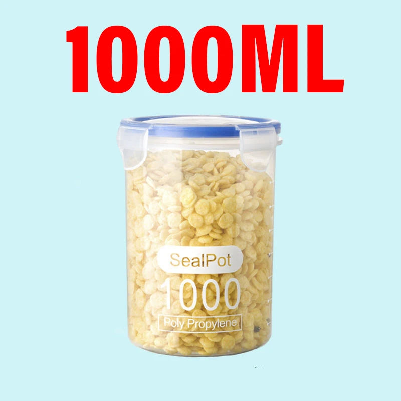 Fresh & Organized Airtight Pantry Storage Jar with Measuring Scale