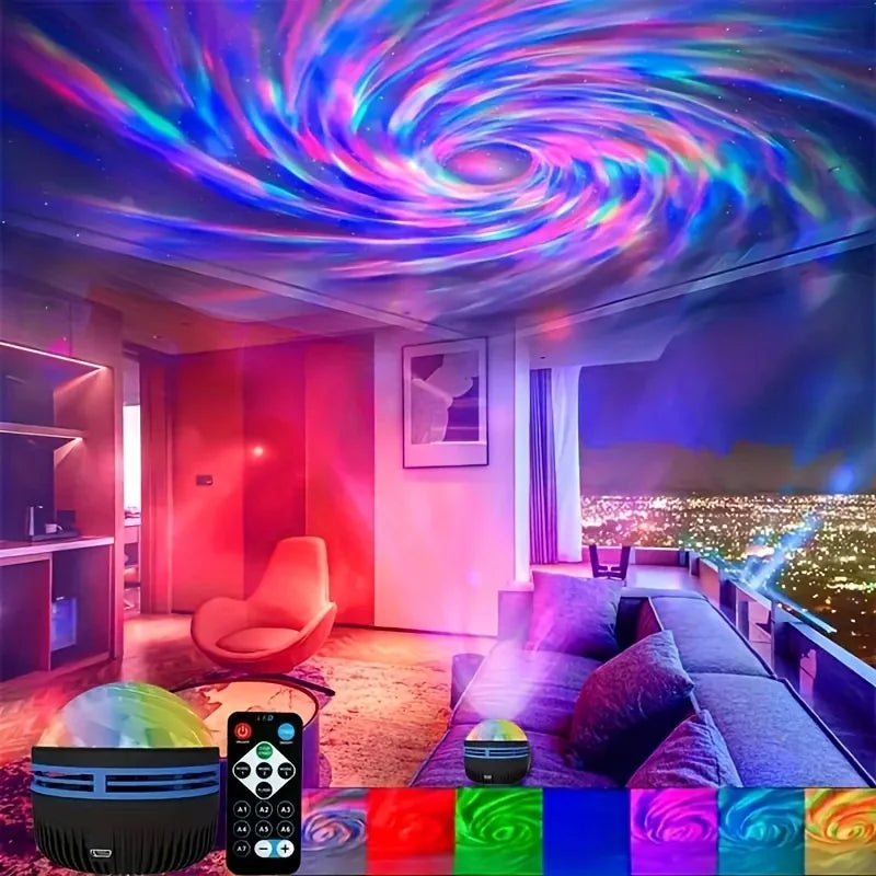 Starry Sky Projector LED Night Light With Remote And 7 Modes For Kids