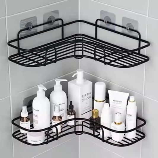 Corner Shower Caddy Wall Mount For Small Bathrooms Durable Space Saver