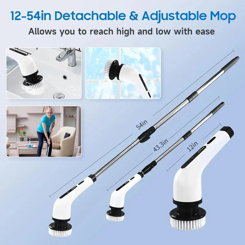 COBASPORT Multifunctional Electric Cleaning Brush Rotating for Home