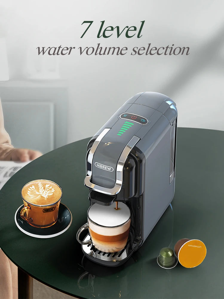 HiBREW 5-in-1 Capsule Coffee Machine for Dolce Gusto and Nespresso