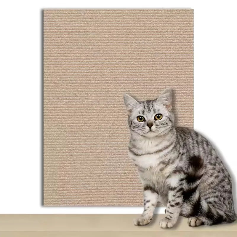 Cat Scratcher Mat Self Adhesive Carpet Scratch Pad Sofa Protector