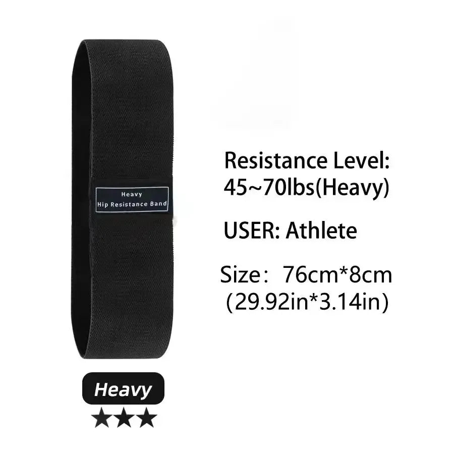 Glute Thigh Fabric Resistance Bands For Home Workouts Non Slip Booty